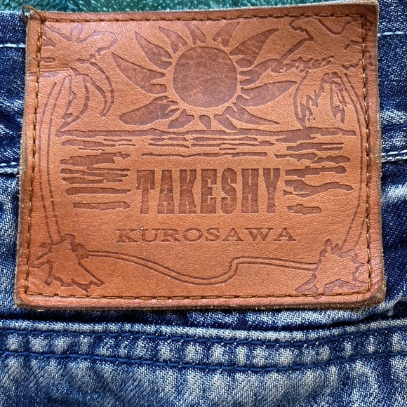 Takeshy Kurosawa x Pendium Distressed Italian Denim Jeans Men’s 33 - Picture 5 of 12